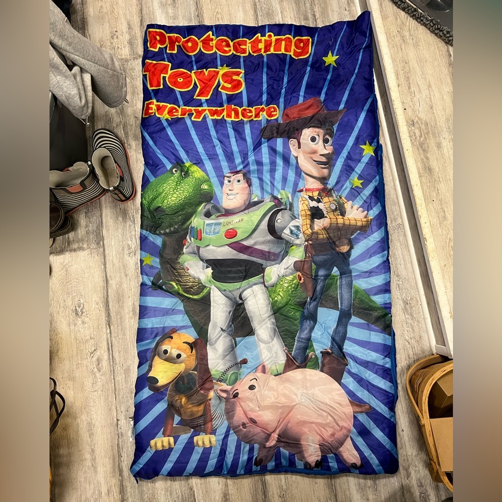 Disney Pixar Toy Story Buzz Light Year and Woody sleeping Bag